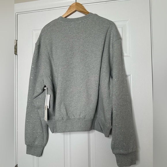 GOOD AMERICAN Zodiac Leo Boyfriend Crewneck Sweatshirt L(3) NWT - Picture 8 of 10